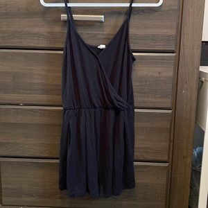 Black garage romper